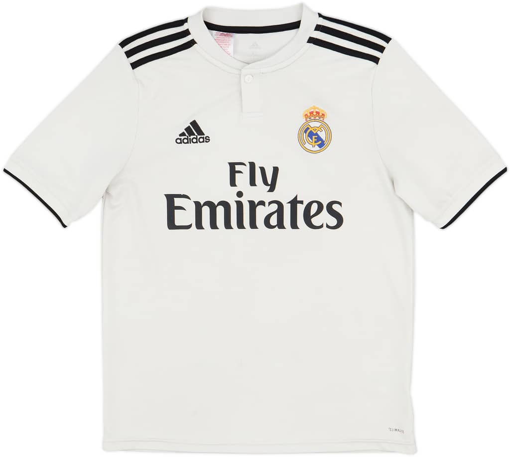 2018-19 Real Madrid Home Shirt - 7/10 - (XL.Boys)