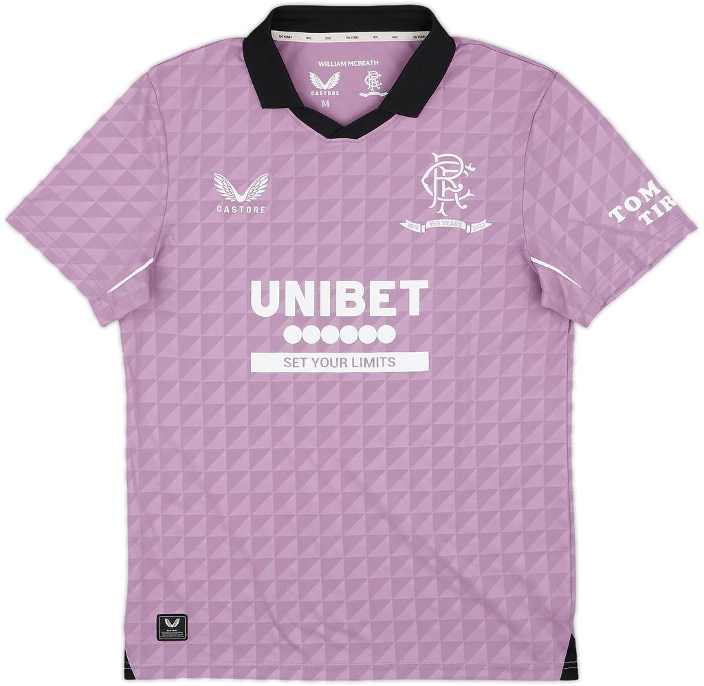 2021-22 Rangers '150 Years Anniversary' Third Shirt - 9/10 - (M)