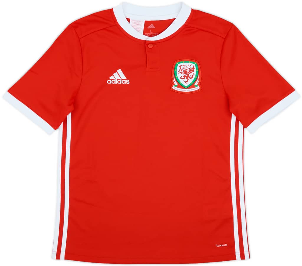 2018-19 Wales Home Shirt - 9/10 - (L.Boys)