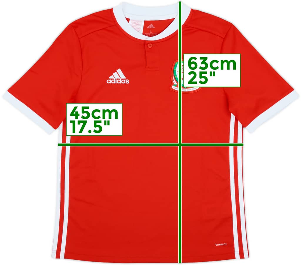 2018-19 Wales Home Shirt - 9/10 - (L.Boys)