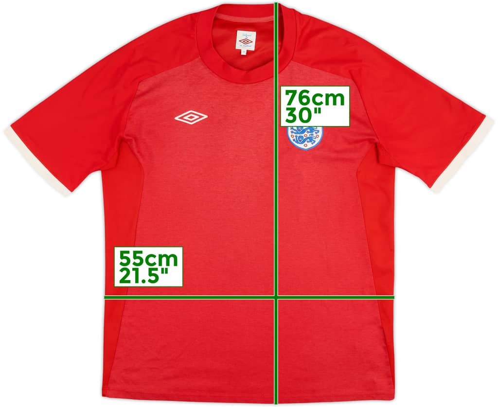 2010-11 England Away Shirt - 5/10 - (L)