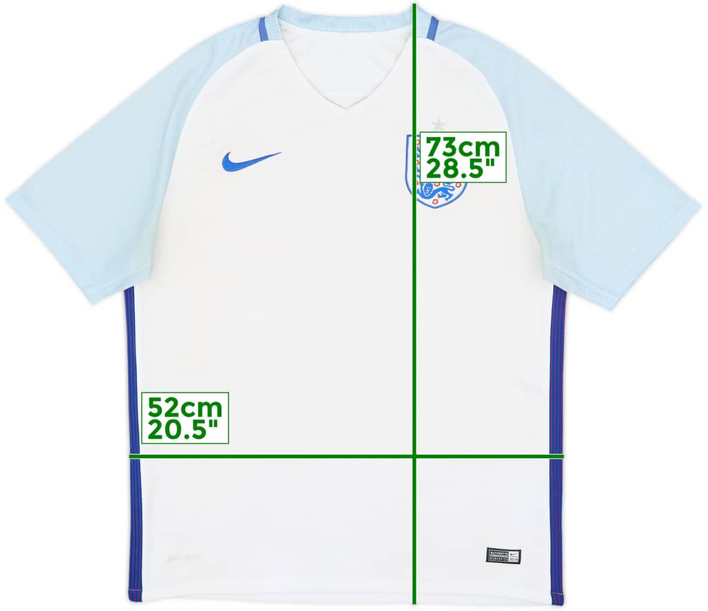 2016-17 England Home Shirt - 4/10 - (L)