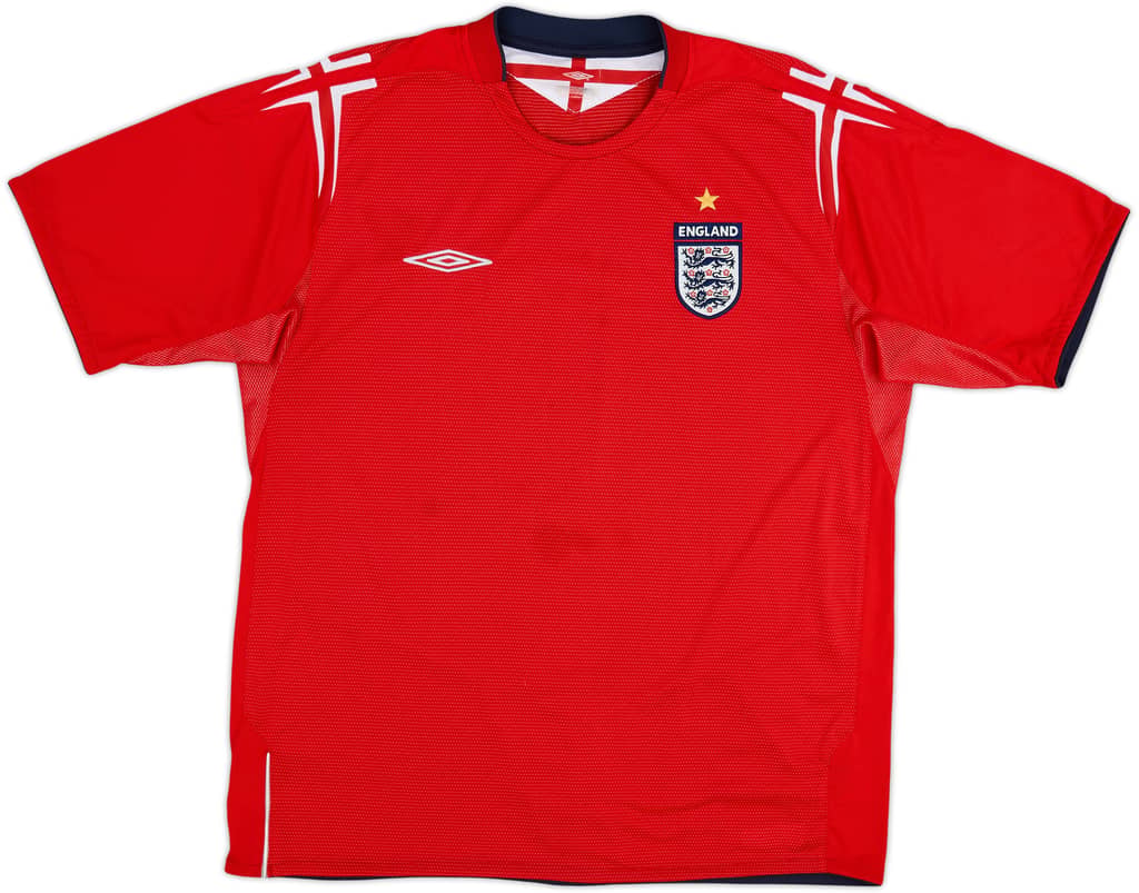 2004-06 England Away Shirt - 5/10 - (XL)