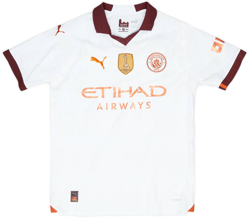 2023-24 Manchester City Match Issue FA Cup Away Shirt Matheus N. #27