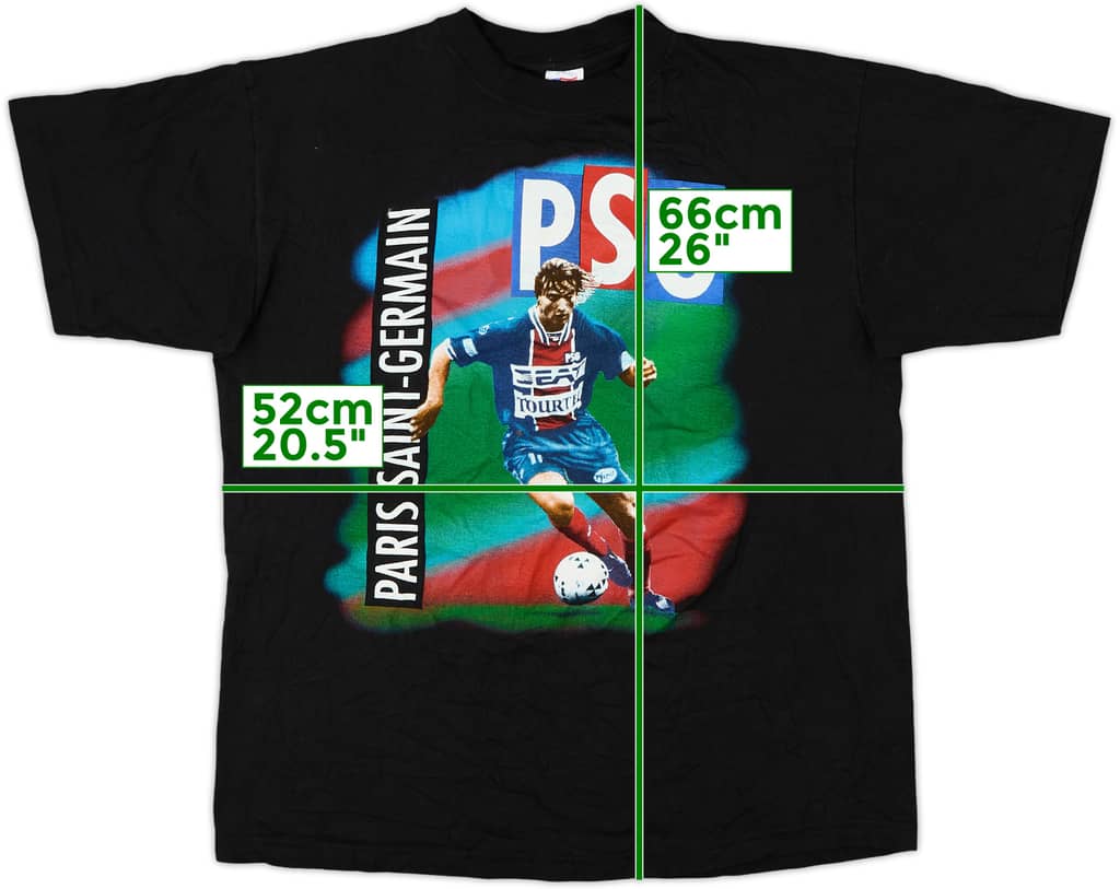 1994 Paris Saint-Germain Graphic Tee - 8/10 - (XL)