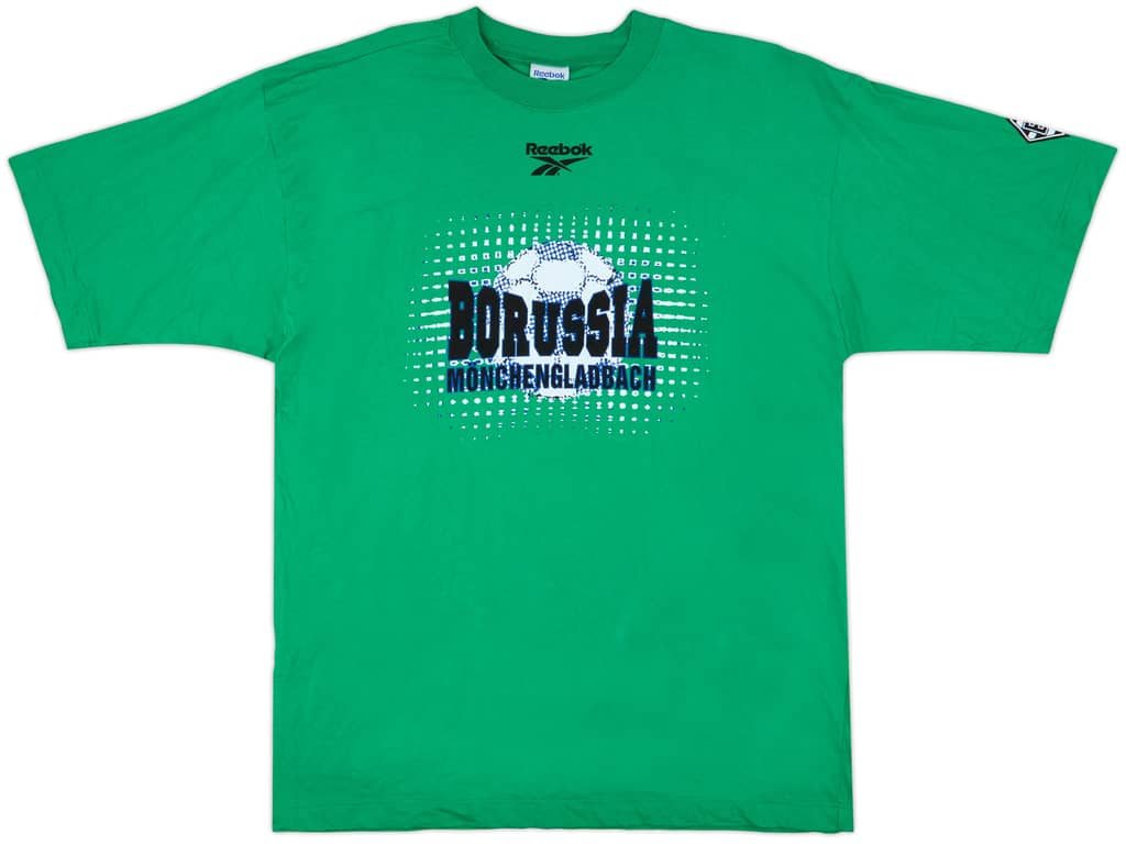 1997-99 Borussia Monchengladbach Reebok Cotton Tee - 9/10 - (XL)
