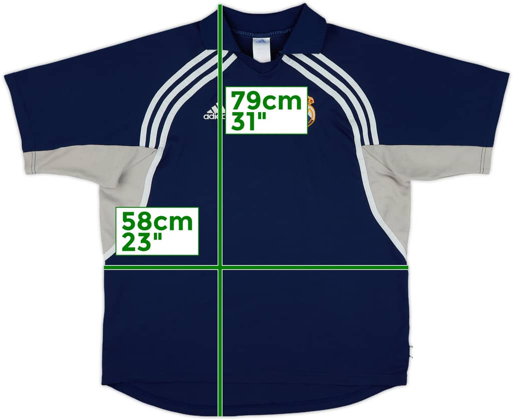 2000-01 Real Madrid adidas Training Shirt - 8/10 - (L)