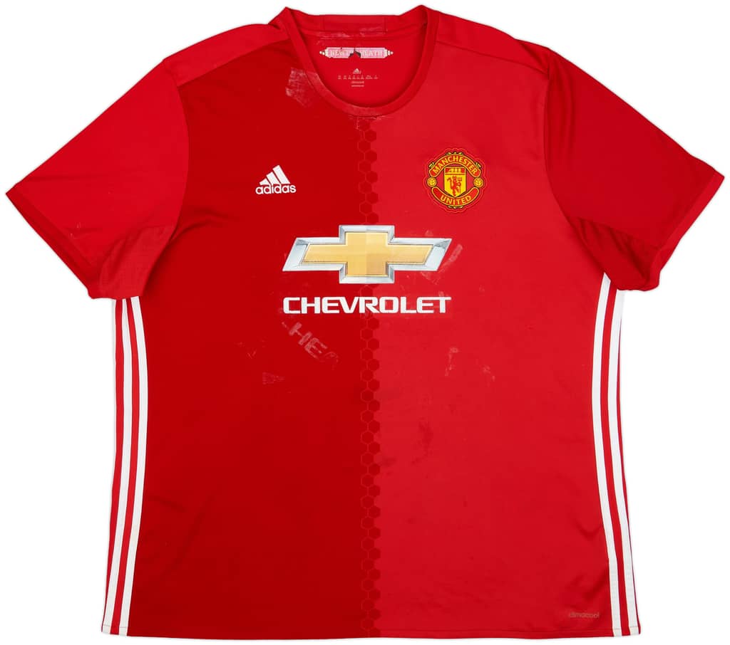 2016-17 Manchester United Home Shirt - 4/10 - (XXL)