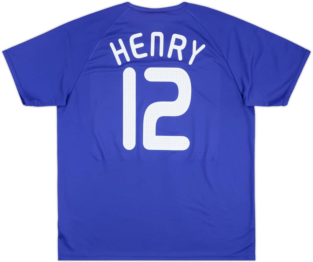 2007-08 France Basic Home Shirt Henry #12