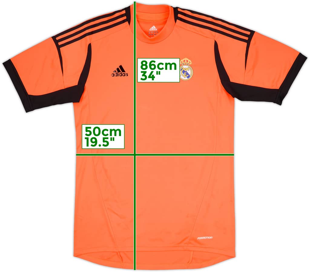 2012-13 Real Madrid Player Issue GK S/S Shirt - 5/10 - (L)