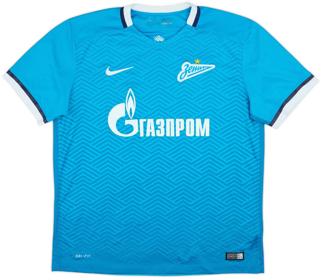 2015-16 Zenit St. Petersburg Home Shirt - 7/10 - (L)