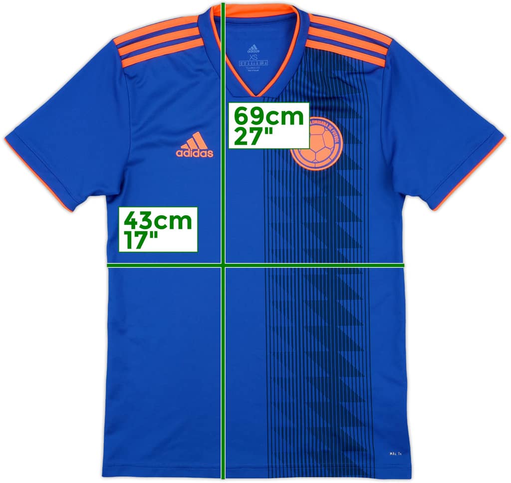 2018-19 Colombia Away Shirt - 8/10 - (XS)