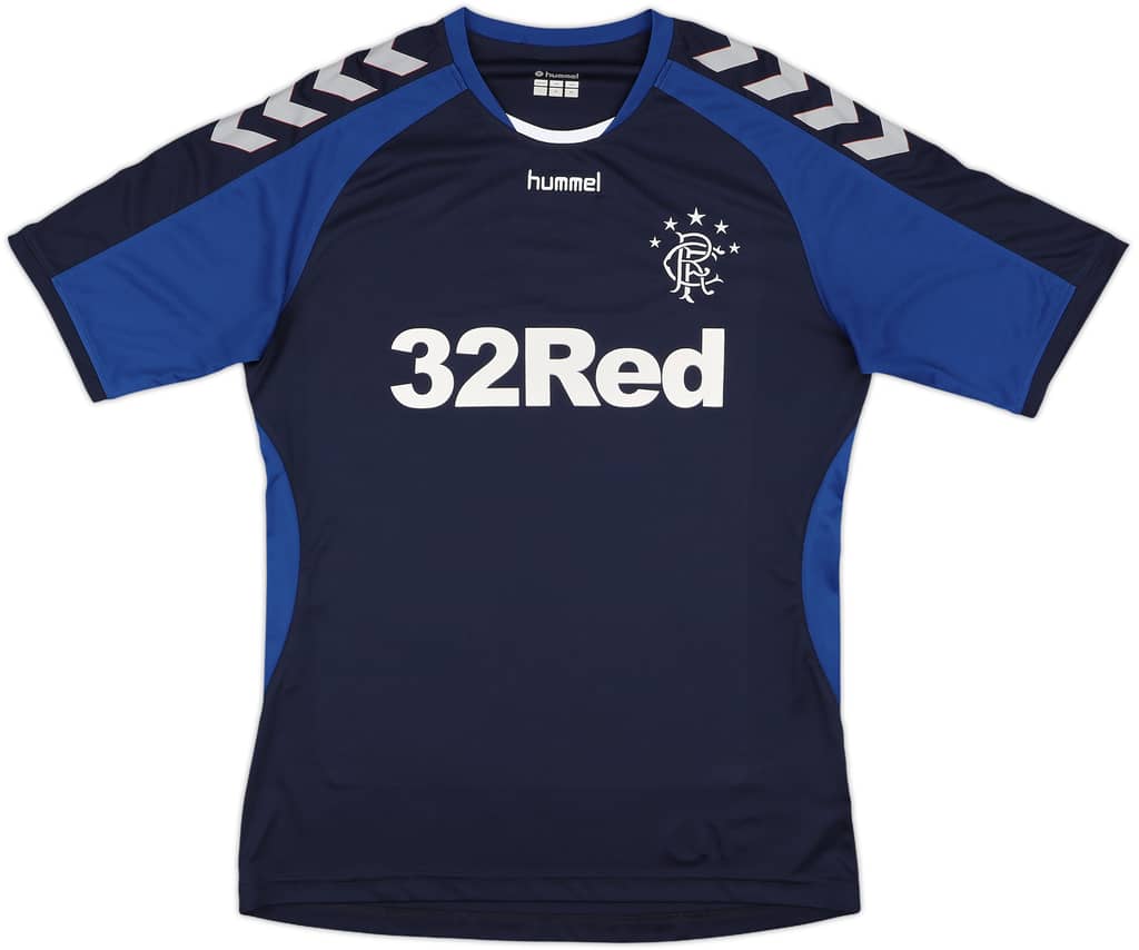 2018-19 Rangers Hummel Training Shirt - 9/10 - (L)