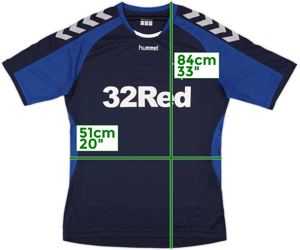 2018-19 Rangers Hummel Training Shirt - 9/10 - (L)