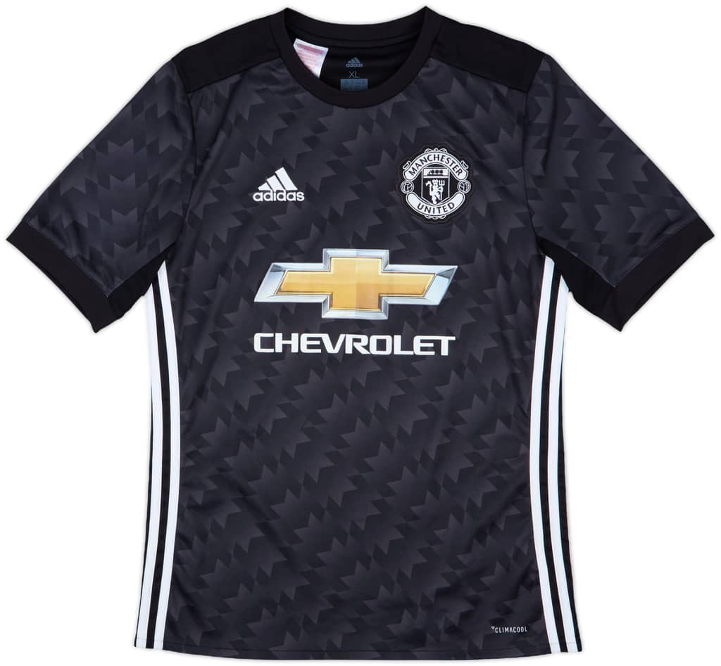 2017-18 Manchester United Away Shirt - 9/10 - (XL.Boys)