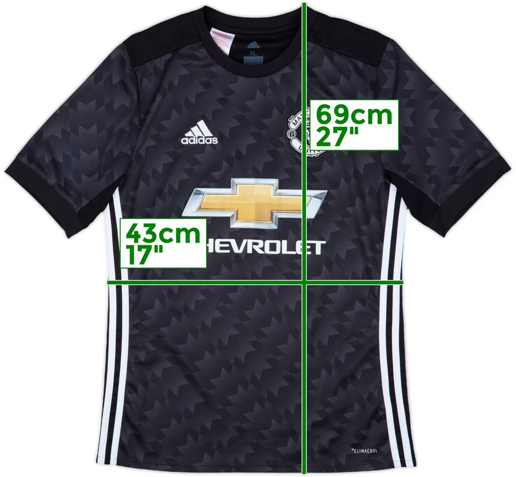 2017-18 Manchester United Away Shirt - 9/10 - (XL.Boys)