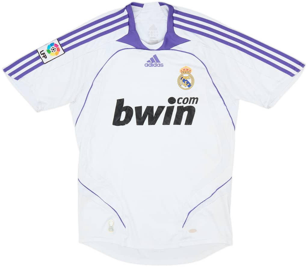 2007-08 Real Madrid Home Shirt - 6/10 - (S)