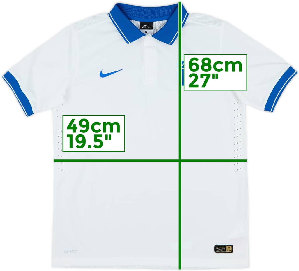 2014-15 Greece Home Shirt - 10/10 - (XL.Boys)