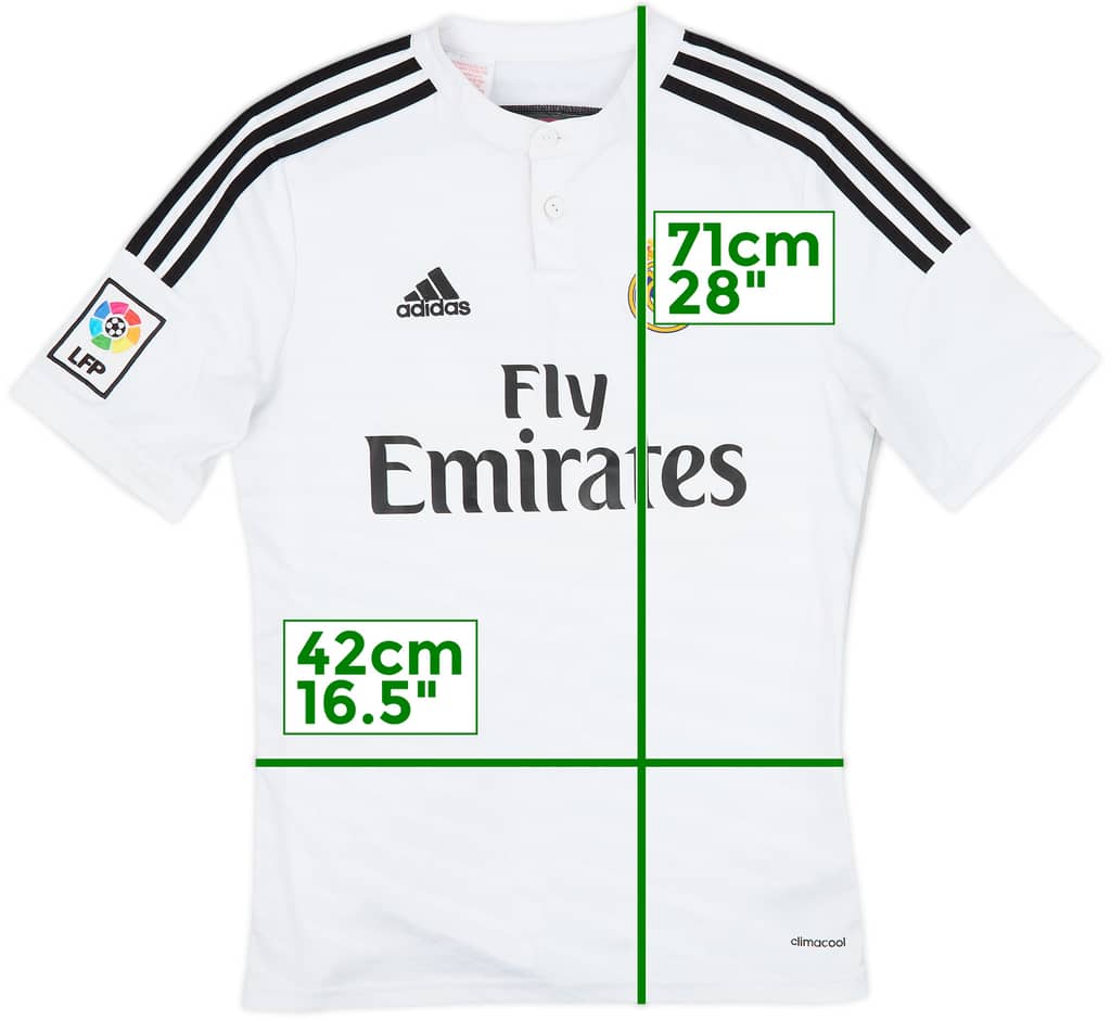2014-15 Real Madrid Home Shirt - 8/10 - (XL.Boys)