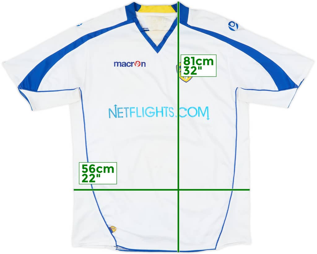 2008-09 Leeds United Home Shirt - 5/10 - (XL)