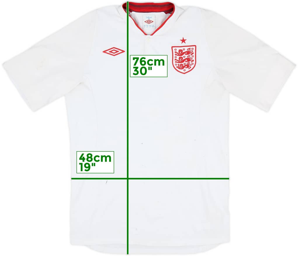 2012-13 England Home Shirt - 4/10 - (M)