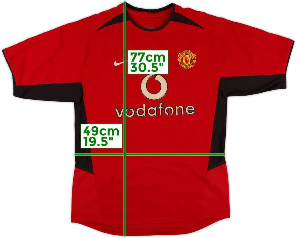 2002-04 Manchester United Home Shirt - 5/10 - (S)