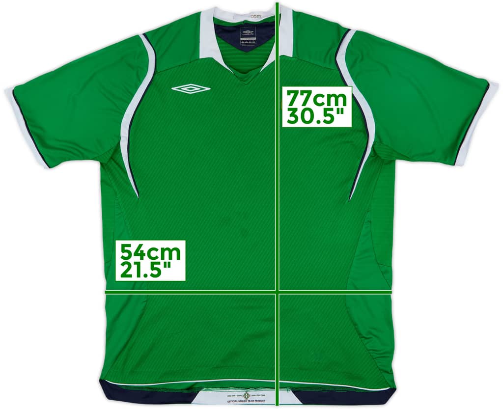 2008-10 Northern Ireland Home Shirt - 5/10 - (XL)