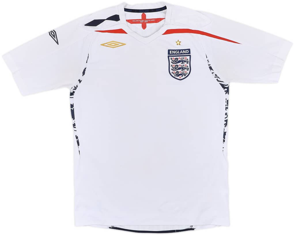 2007-09 England Home Shirt - 5/10 - (S)
