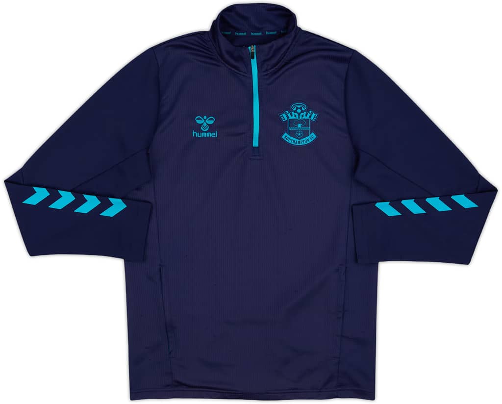 2021-22 Southampton Hummel 1/4 Zip Training Top - 8/10 - (M)
