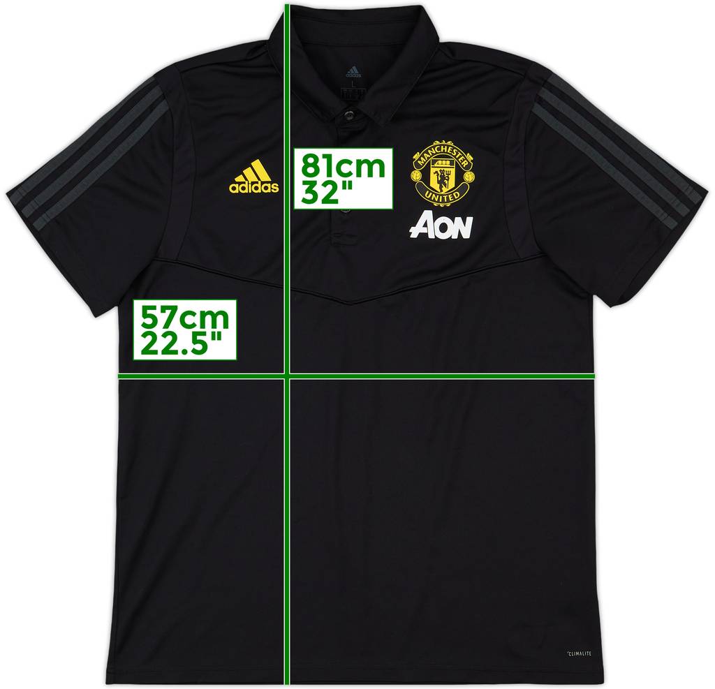 2019-20 Manchester United adidas Polo Shirt - 9/10 - (L)
