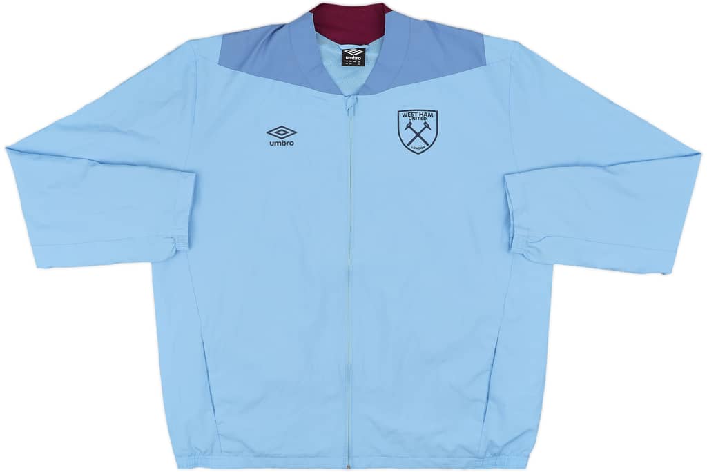 2018-19 West Ham Umbro Hooded Rain Jacket - 10/10 - (4XL)