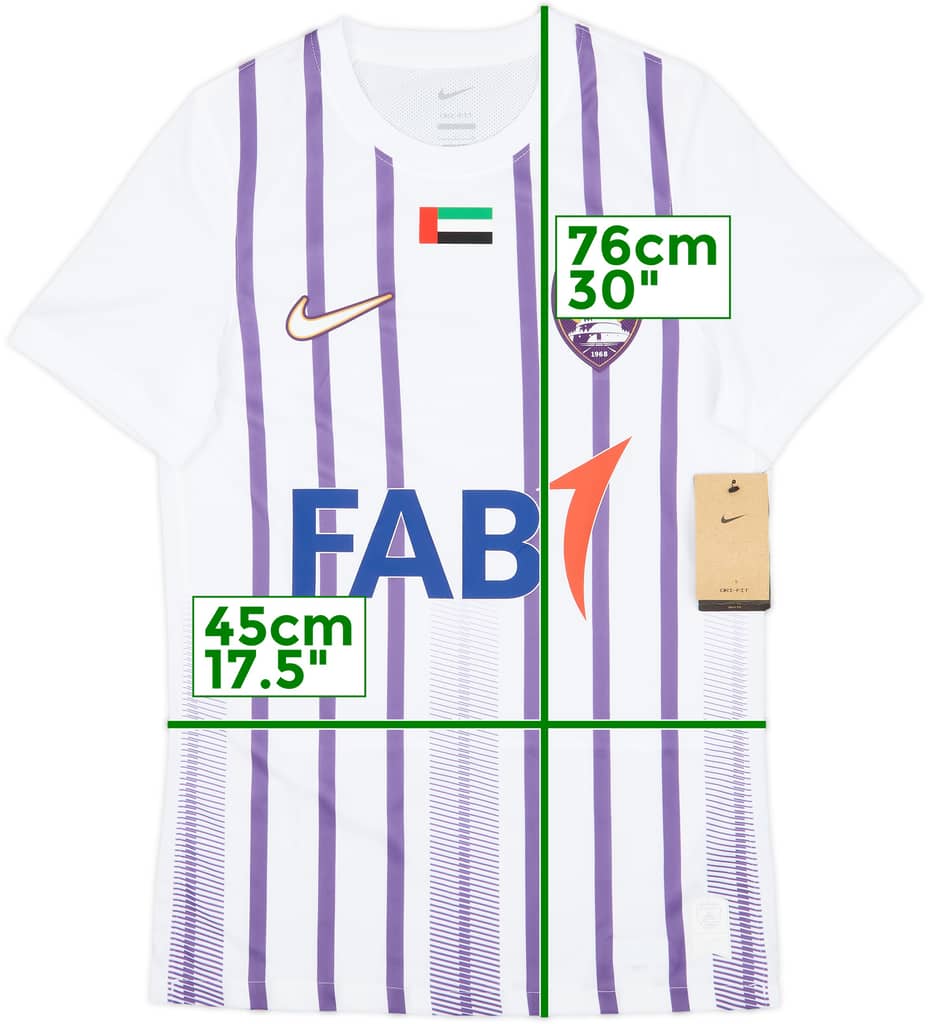 2023-24 Al Ain Authentic Away Shirt (S)