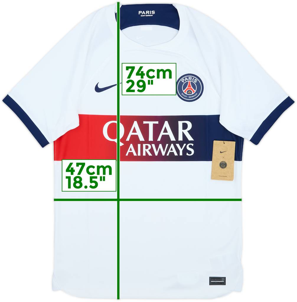 2023-24 Paris Saint-Germain Away Shirt (S)