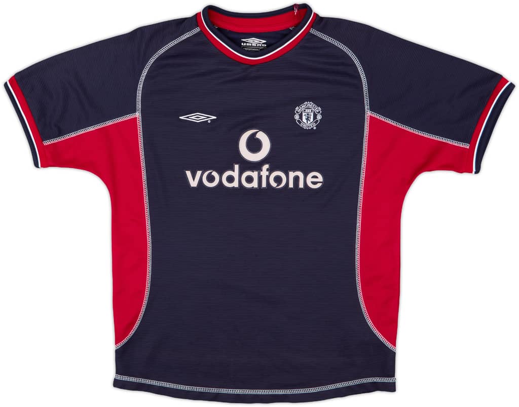 2000-01 Manchester United Third Shirt - 8/10 - (L.Boys)