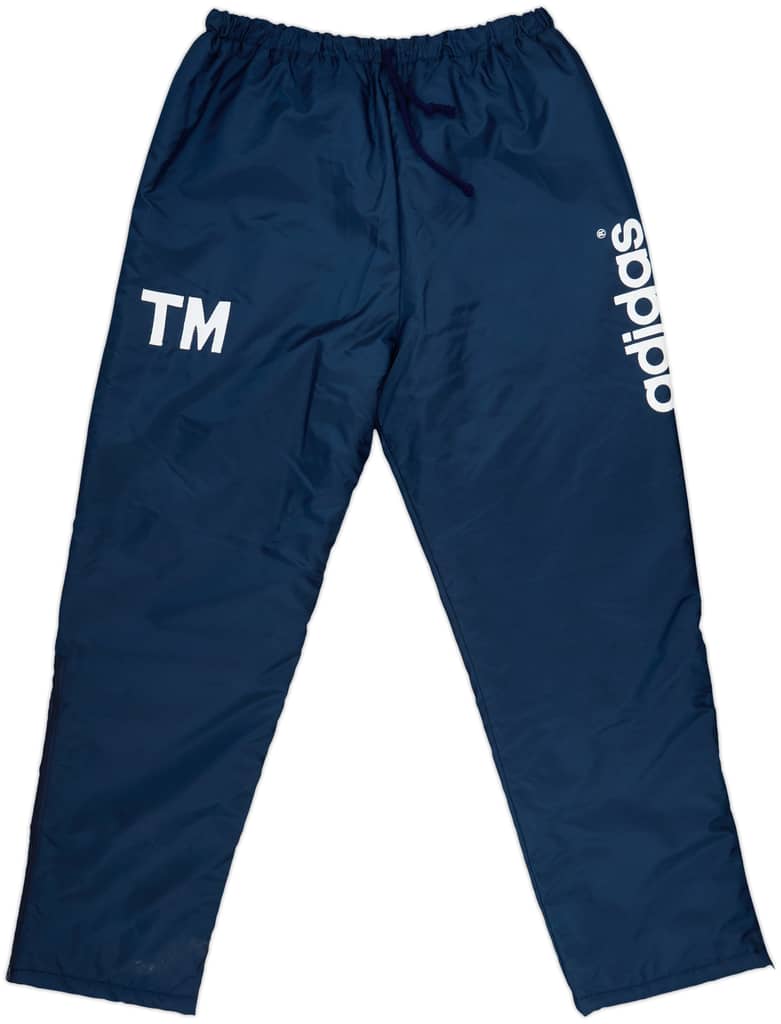1990-92 Arsenal Staff Issue adidas Winter Padded Pants/Bottoms 'TM'