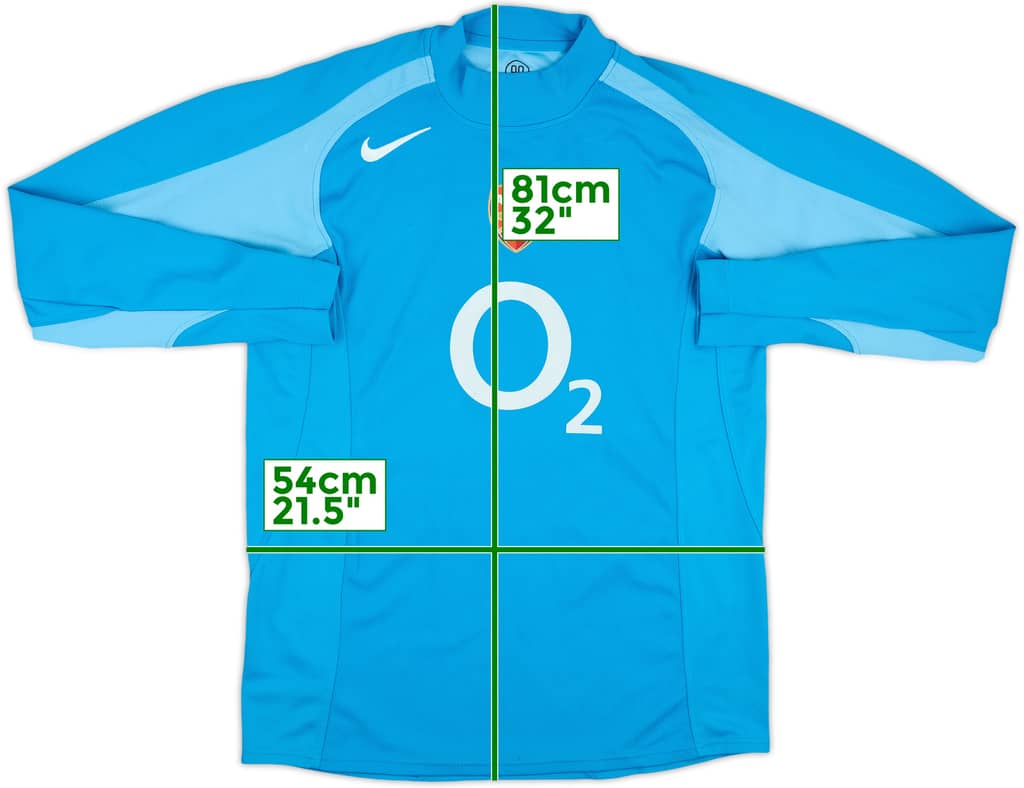 2004 Arsenal Player Issue GK Shirt - 8/10 - (L)