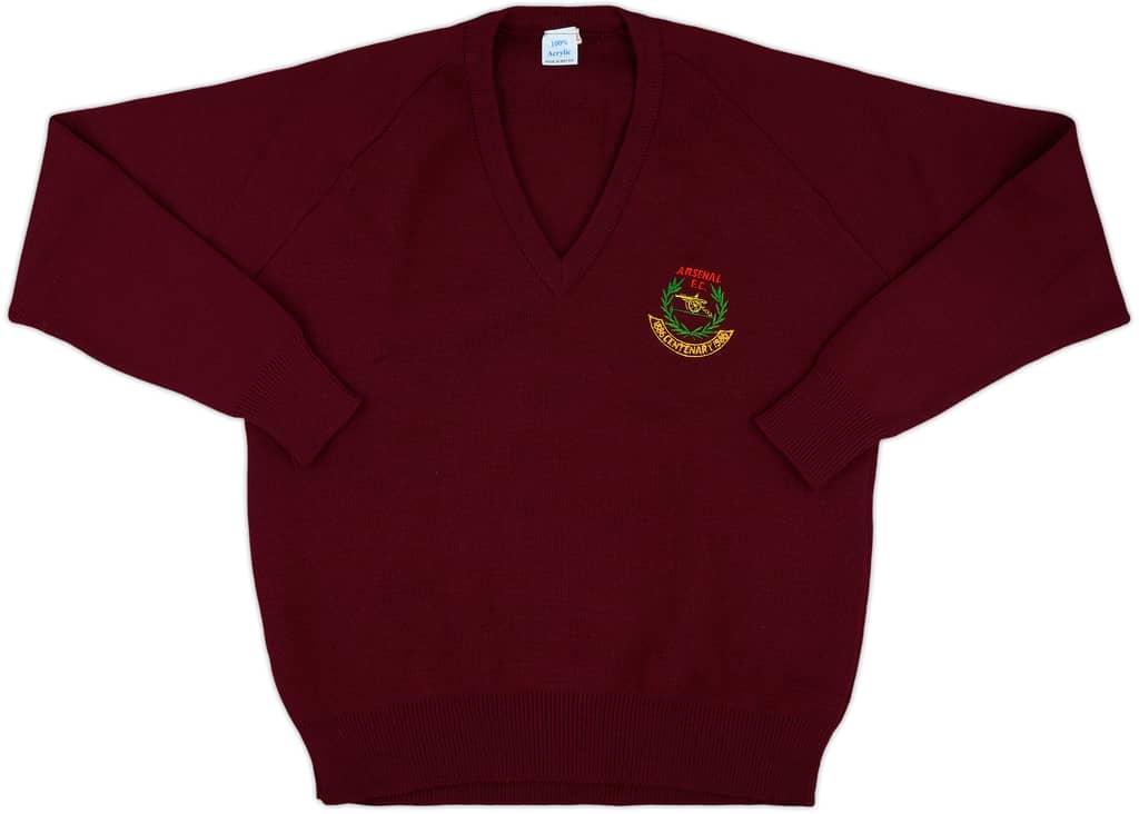 1986-87 Arsenal Centenary Knitted Jumper - 9/10 - (L)