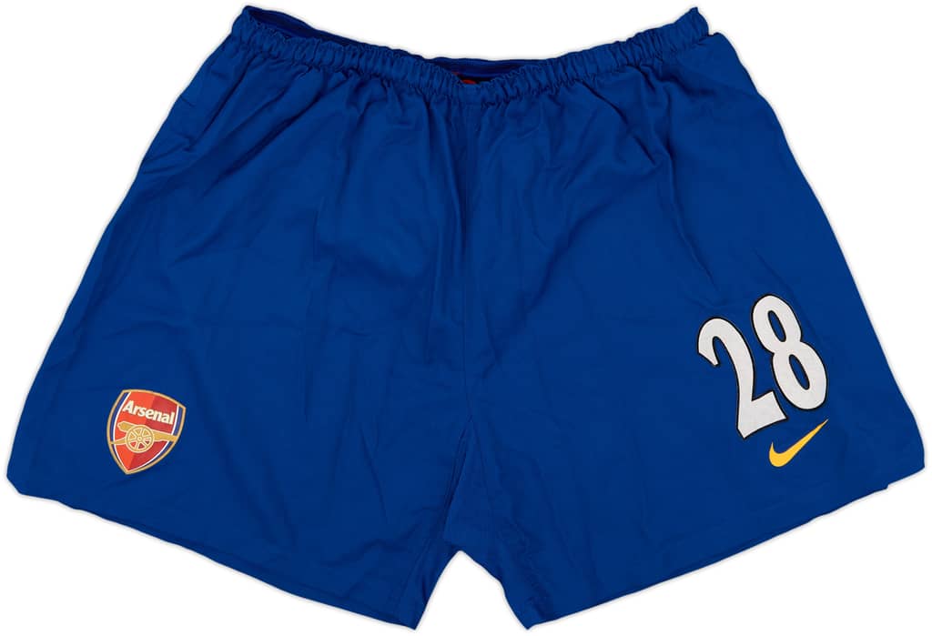 2003-04 Arsenal Player Issue Away Shorts #28 (Toure) - 9/10 - (XL)