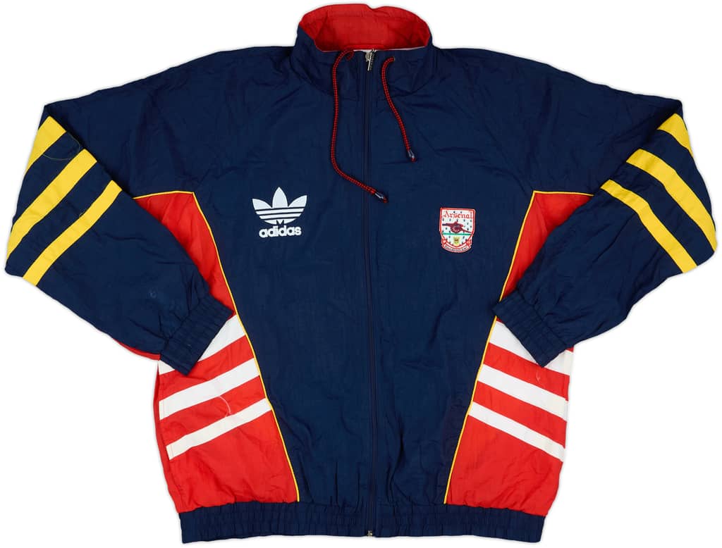 1990-92 Arsenal adidas Shell Jacket - 9/10 - (L)