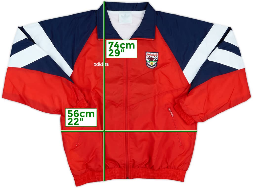 1992-94 Arsenal adidas Track Jacket - 9/10 - (M)
