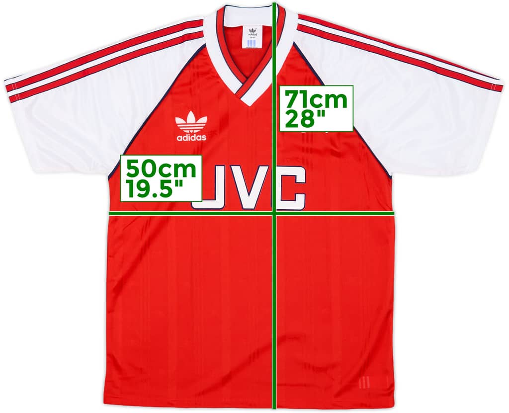 1988-90 Arsenal Home Shirt - 10/10 - (M)