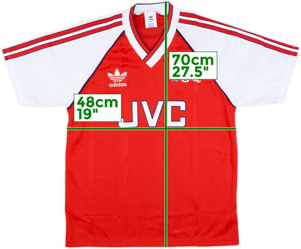 1988-90 Arsenal Home Shirt - 10/10 - (M)