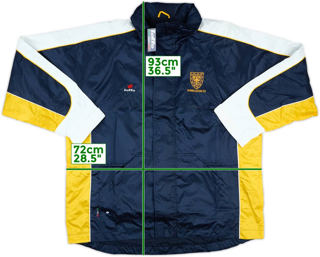 1998-00 Wimbledon Lotto Hooded Rain Jacket (XL)