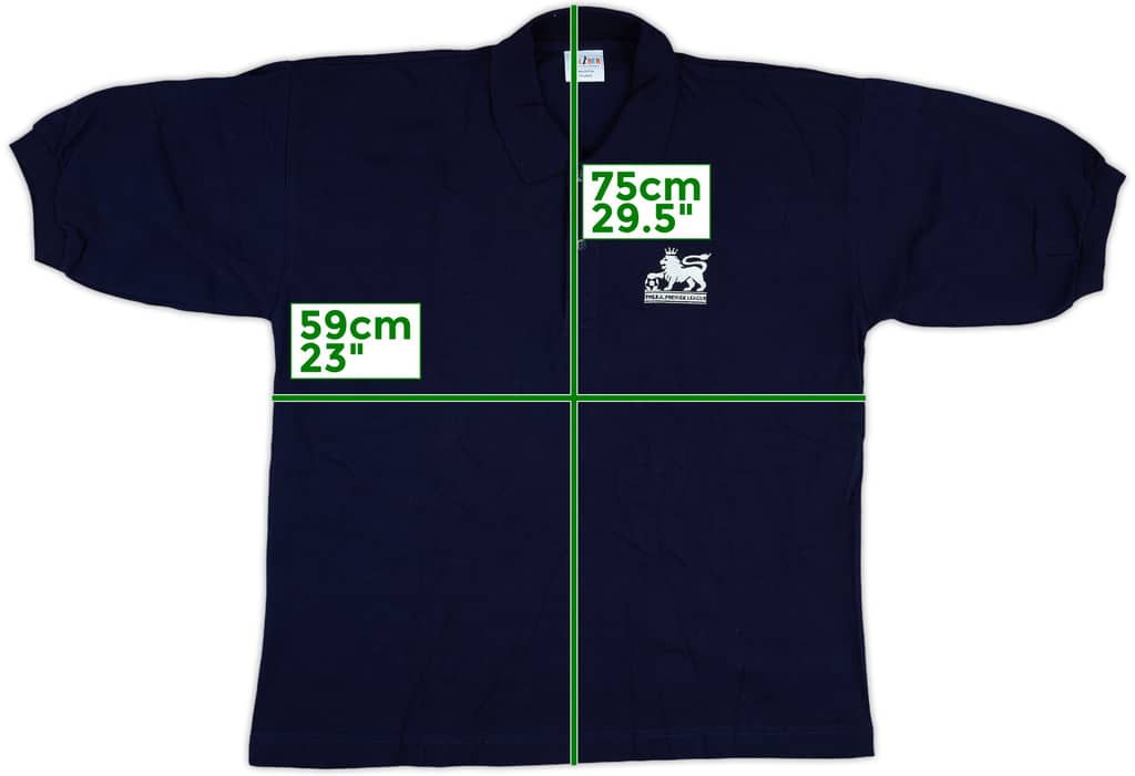 1992-94 Premier League Polo Shirt - 8/10 - (XL)