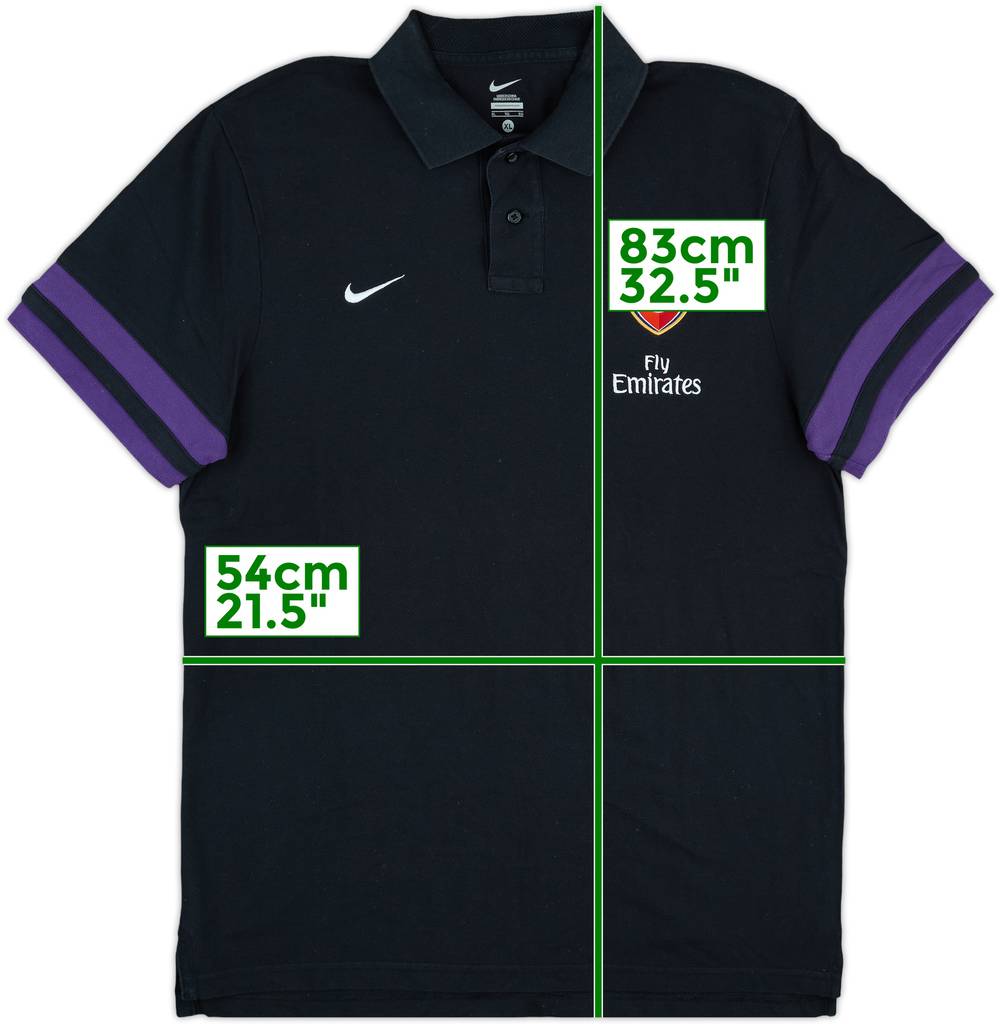 2012-13 Arsenal Staff Issue Nike Polo Shirt - 8/10 - (XL)