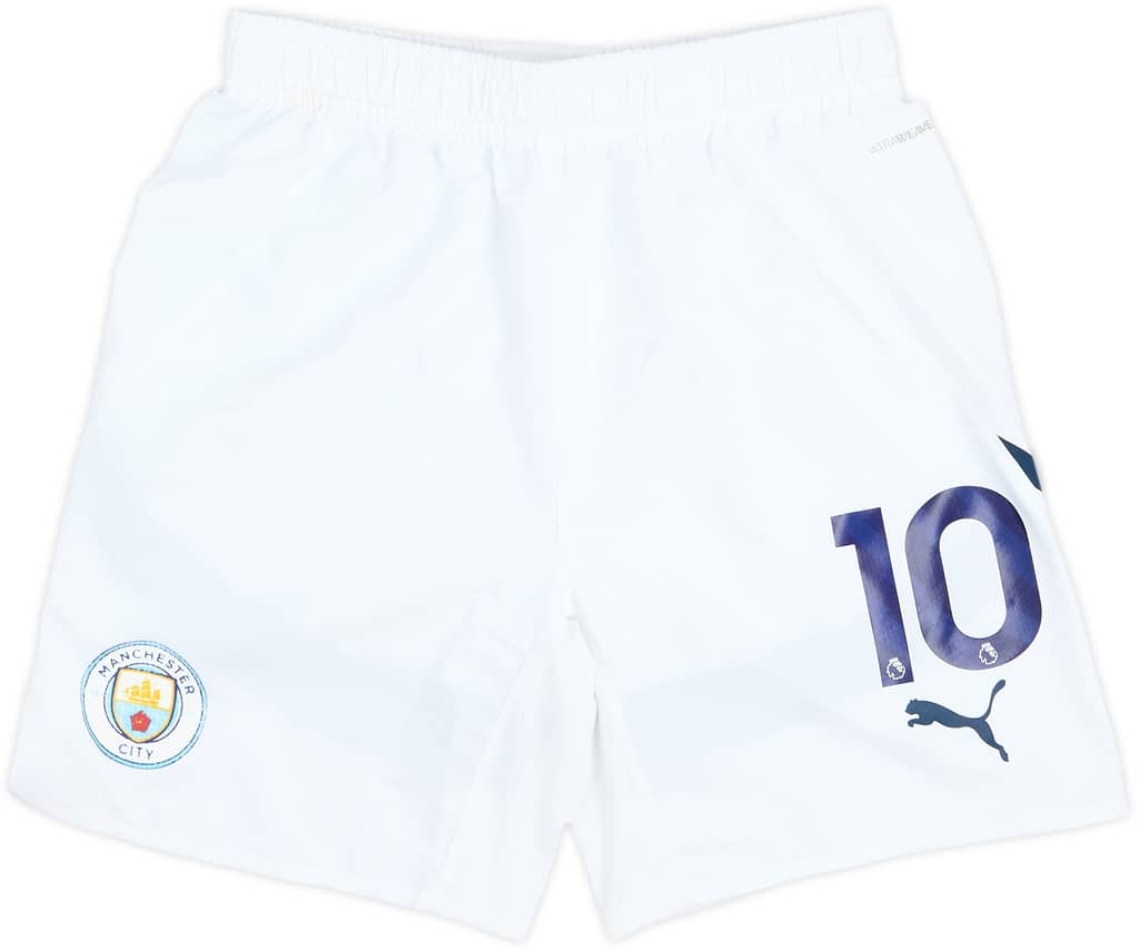 2024-25 Manchester City Match Issue Home Shorts #10 (Grealish)