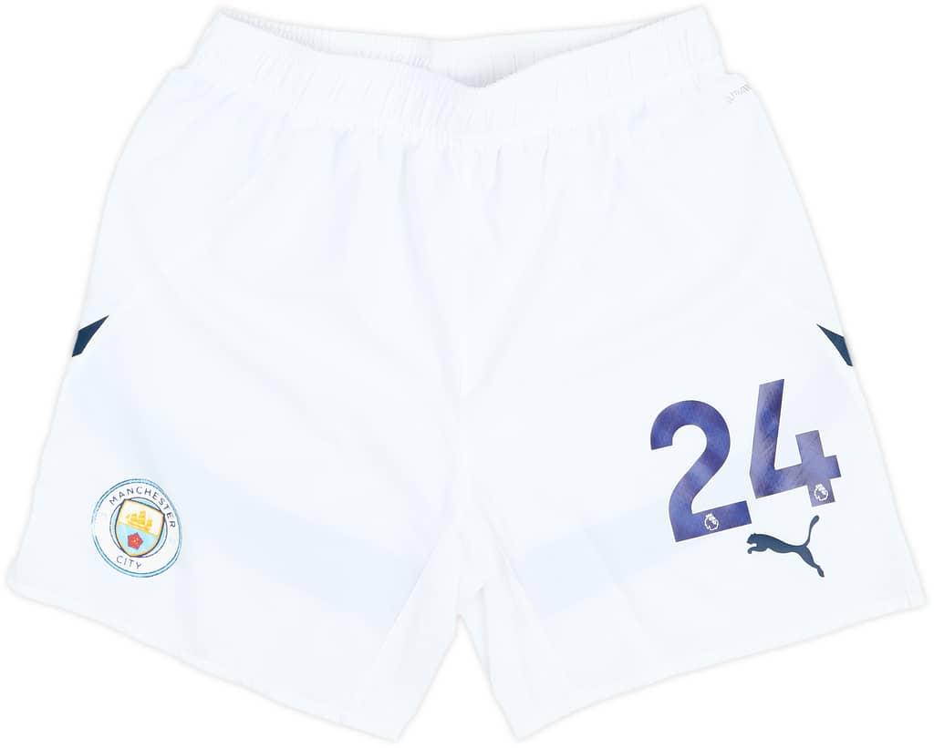2024-25 Manchester City Match Issue Home Shorts #24 (Gvardiol)