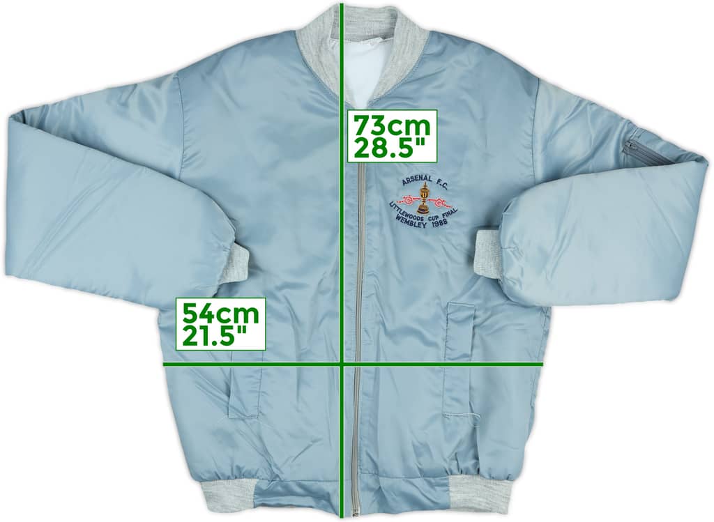 1988 Arsenal Staff Issue Littlewoods Cup Final Bomber Jacket