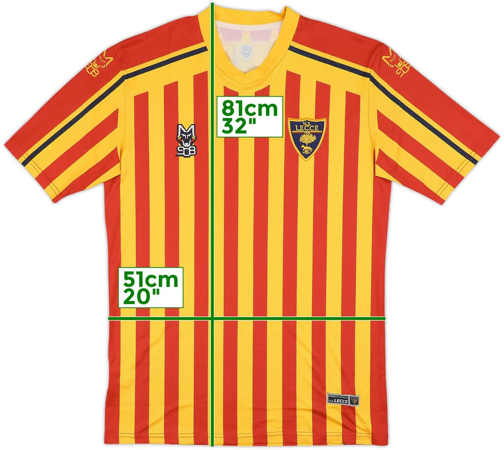2019-20 Lecce Home Shirt - 9/10 - (L)