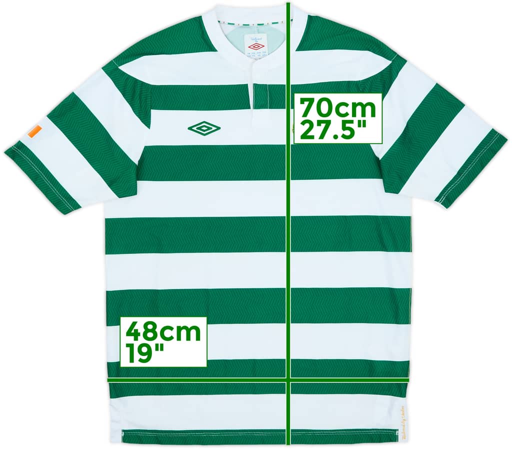 2012-13 Shamrock Rovers Home Shirt - 10/10 - (XL.Boys)